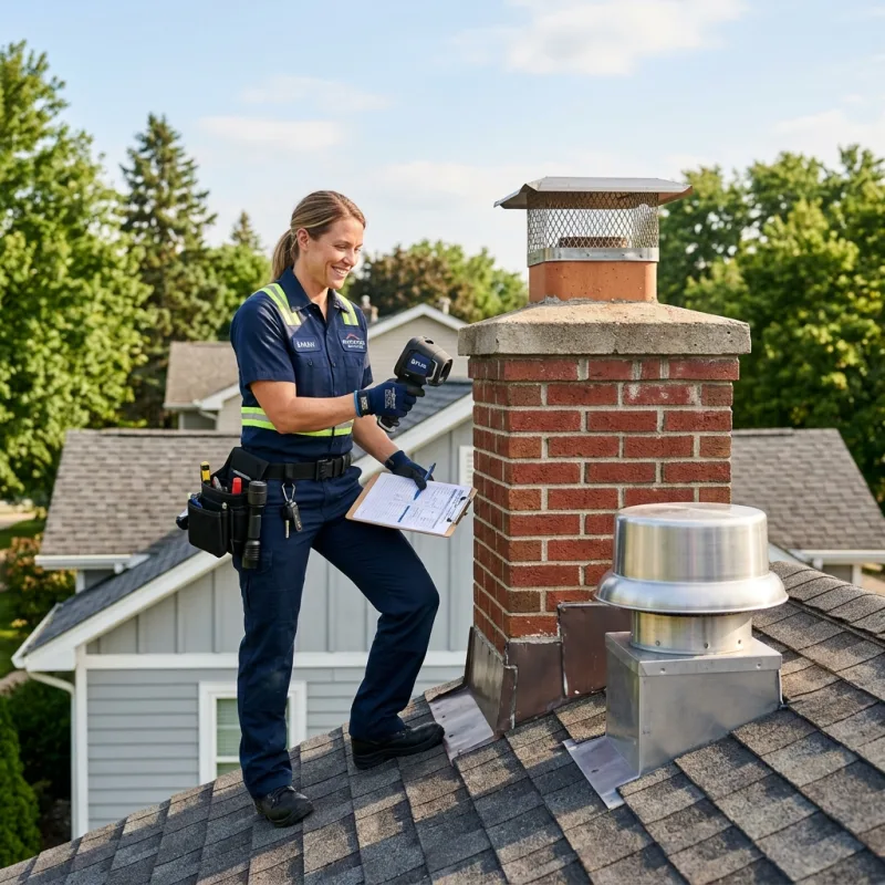 Technician inspecting a Cranbourne East roof cavity and ductwork for a dead bird